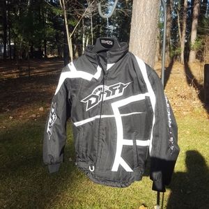 ❄️❄️LIKE NEW!!!  ❄️ ❄️  Kids Drift Racing reflective winter jacket size 8